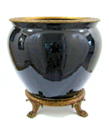 Napoleon III Style Bronze and Opaline Jardinière Planter Bronze Scale Cl... - $21,639.88 MXN
