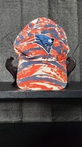 New England Patriots Camo Hat NFL Team Apparel EUC Red, White, Blue Swir... - £15.65 GBP