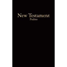 The New Testament With Psalms: Authorized King James Version, Black Holman Bible - £4.72 GBP
