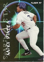 1997 Fleer Soaring Stars Glowing Mike Piazza 10 Dodgers - £7.98 GBP