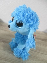 Ty B EAN Ie Boos Mandy The Poodle 6&quot; Plush Dog, Glitter Eyes - £5.54 GBP
