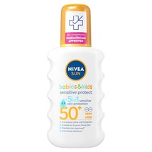 Nivea Kids Protect And Sensitive Sun Spray With Spf 50+ Very High - 200 Ml - £37.56 GBP