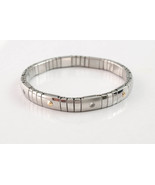 Stainless Steel bracelet with 14kt beads - £20.45 GBP