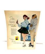 Original 1950&#39;s Pepsi-Cola Refreshes Without Filling-Vintage Ad Roller S... - $317.81 MXN