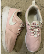 Nike Roshe Run Big Kid 5Y (GS) Shoes Prism Pink-White 599729-613 H4 - £15.63 GBP