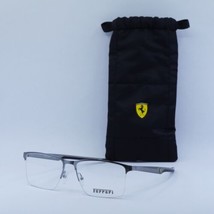 Ferrari Scuderia FZ7003 105 Brushed Gunmetal 57mm Eyeglasses New Authentic - £79.18 GBP