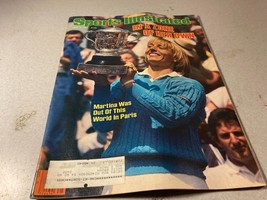 June 18 1984 Sports Illustrated Magazine Martina was Out Of This World in Paris - £7.85 GBP