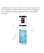 Humidifiers for Bedroom Large Room 8L Large Capacity Cool Mist Humidifie... - $1,871.65 MXN