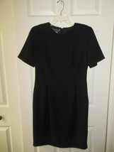 Ladies Hampton Dress Co Size 10 Basic Black Dress - £11.78 GBP