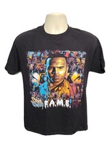 2011 Chris Brown Fame Tour Adult Medium Black TShirt - £17.86 GBP