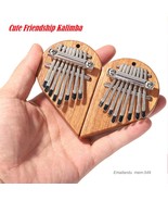 Cute Friendship Valentine Kalimba Mini Portable Finger Piano Love Heart ... - $24.20