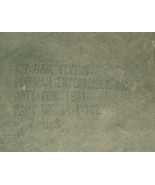 US Military Air Force USAF pilot&#39;s kitbag canvas Pittman Feb 1971 Vietna... - £35.55 GBP