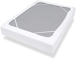 Box Spring Cover Queen Size with Smooth and Elastic Woven Material, Only Covers  - £16.03 GBP