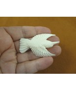 (Hum-3) little white Hummingbird carving display figurine of Water Buffa... - €19,73 EUR