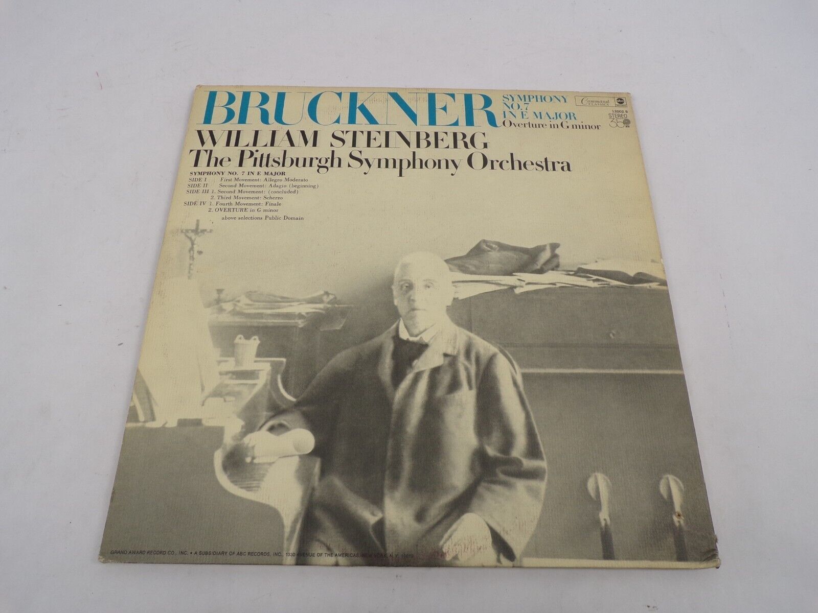 Bruckner William Steinberg The Pittsburgh Symphony Orchestra Overture In G Minor Item image 2