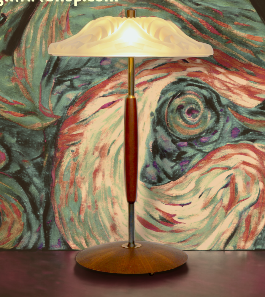 Mid-Century Moderne Lampe de Table " Maritime Vintage Item image 3