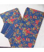 JCPenney Floral Blue Multi 4-PC 84 x 84 Drapery Panels with Tieback Set - £41.44 GBP