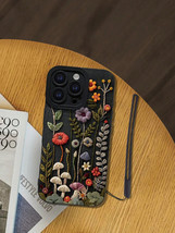 Stylish Black Hawk Eye Camera Phone Case with 3D Floral Print Lanyard fo... - $5.06+