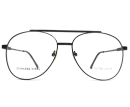 Limited Editions Eyeglasses Frames MUSTANG 2 BLACK Aviators Wire Rim 56-16-145 - £44.68 GBP