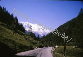 1961 View from Car Road Col des Montets Mountain Pass France Kodachrome Slide - £2.78 GBP