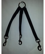 Two Dog or Three Way Dog Lead Leash 3/4 Inch Webbing 2 Ply Hand-made - $319.48 MXN