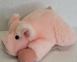 Vintage North American Bear Co. Pigaboo Plush Pink Pig Lying Down Cute C... - $11.57