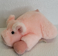 Vintage North American Bear Co. Pigaboo Plush Pink Pig Lying Down Cute Chubby - £9.24 GBP