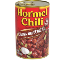 Hormel chili chunky beef chili with beans  no artificial ingredients  15 oz thumb200