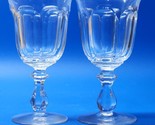 Heisey Wine Glass Colonial Clear (Stem 373-341) - Pair Of 2 - READ DESCR... - $24.97