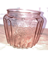 Pink Mayfair Depression Glass Cookie Jar - NO LID! - £19.65 GBP