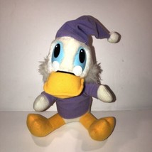 Vintage 8&quot; Scrooge McDuck Mickey&#39;s Christmas Carol Plush Disney Duck Stuffed Toy - $9.46