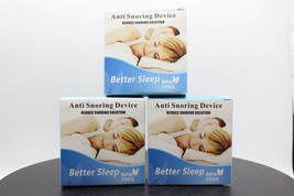 3 Pack! Anti Snore Stop Snoring Solution Mouthpiece Tray Guard, BPA Free - £12.77 GBP