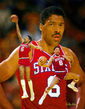 Julius Erving Dr J Philadelphia 76ers NBA Basketball Art 1 8x10-48x36 CHOICES - £19.59 GBP+