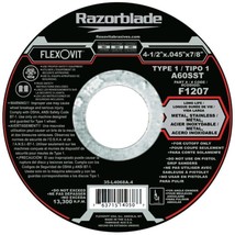 Razorblade FlexOvit 4 1/2&quot; Thin Angle Grinder Slicer Wheel Stainless Steel - £7.88 GBP