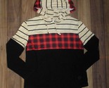 Womens Colorblock Striped Plaid Sweatshirt Hoodie Hooded Christmas Sweat... - $12.99