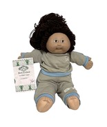 Vtg 1985 Cabbage Patch Kids Doll Brown Hair Eyes Dimples 1 Tooth Kitty J... - $33.25