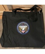 BUSH 2005 BACK  TOTE BAG WHITE HOUSE PRESIDENT INAUGURATION EAGLE REPUBL... - $17.96