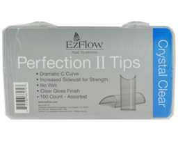 EzFlow Perfection II Crystal Clear Tips, 100 Pack