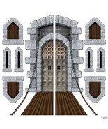Castle door and window props - $794.30 MXN