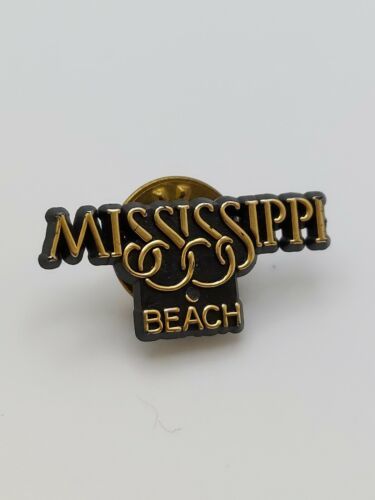 Mississippi Beach Vintage Plastic Pin - $14.65