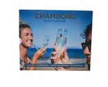 Chambong Glassware for Rapid Champagne Consumption Set of 2 Glasses BRAN... - $19.00