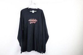 Vtg Mens XL Monte Carlo John Hall Racing Batman Spell Out Long Sleeve T-Shirt - £35.23 GBP