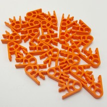 24 Micro K&#39;nex Connector 2-way Orange Replacement Coaster Part Piece 509032 - £1.82 GBP