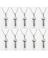 Set Of Ten Cremation Urn Necklaces, with Semi-Truck / 18 Wheeler, Mourni... - $67.00