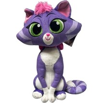 Disney Junior Jr. Hissy Cat 12&quot; Plush Purple Puppy Dog Pals Stuffed Anim... - £7.47 GBP