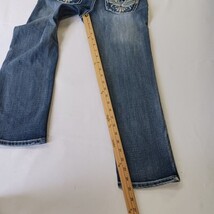 Apt 9 Capri Jeans Women’s Sz 4 (27×25) Low-Rise Embroidered Rhinestones Stretch image 10