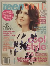 Alexa Chung Autographed Complete &quot;Teen Vogue&quot; Magazine - $39.99