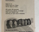 2001 Fox 6 WBRC News Print Ad Tv Guide Birmingham Alabama Rick Carle TPA21 - $5.93