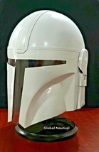 Mandalorian Helmet Battleready Hand Painted Painting Star Wars Series Metal H... - £99.31 GBP