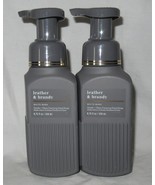White Barn Bath &amp; Body Works Gentle Foaming Hand Soap Lot Set 2 LEATHER ... - $536.05 MXN